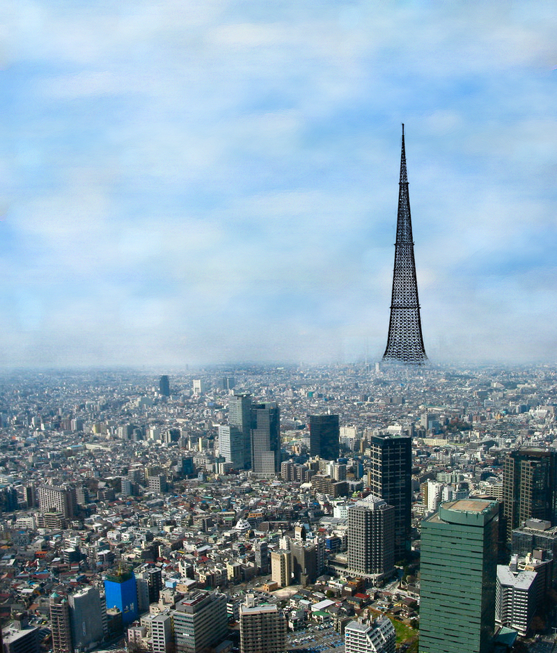 Illustration for article titled These futuristic cities are housed inside a single, gigantic building